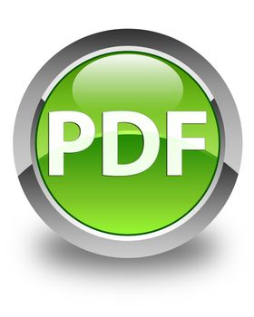 PDF glossy green round button