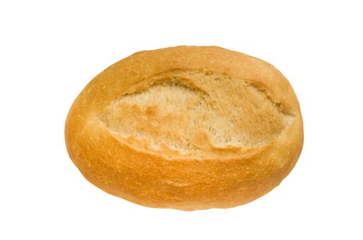 isolated baguette with clipping path in jpg.