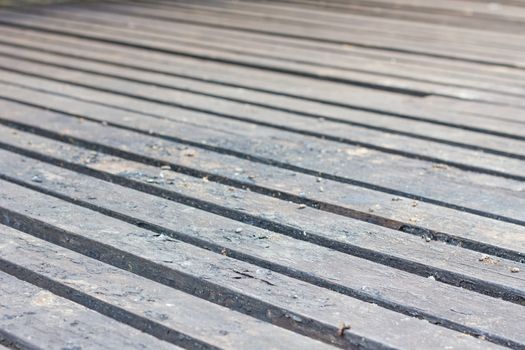 Texture of natural wooden floor use as natural background, shallow depth of field shot