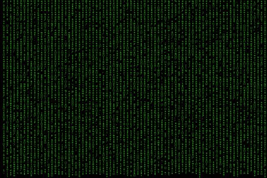 green matrix background computer generated