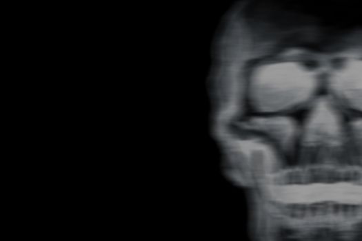abstract black background with copyspace on the left, for halloween