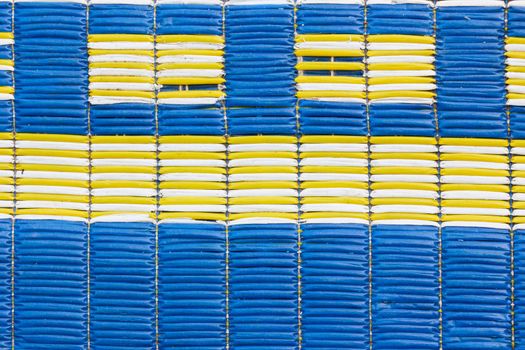 The texture of old and dirty plastic mat for background.