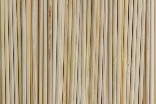 closeup of bamboo mat background.