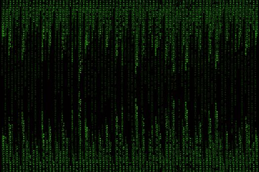 green matrix background computer generated