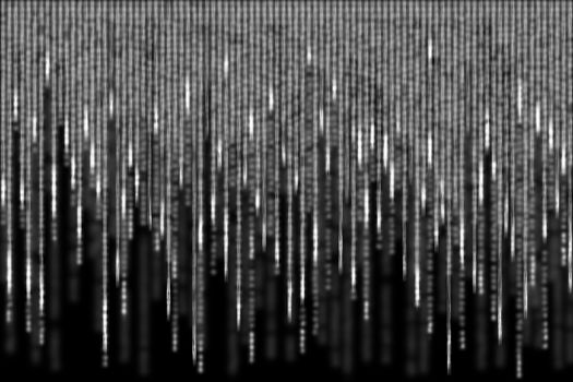 white matrix background computer generated, with motion blur