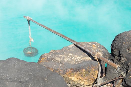 Hot Spring water boiling, Beppu, Oita, Japan