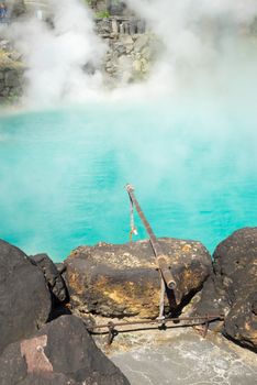 Hot Spring water boiling, Beppu, Oita, Japan