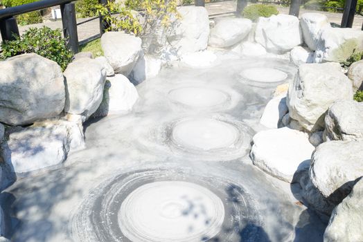 Hot Spring water boiling, Beppu, Oita, Japan