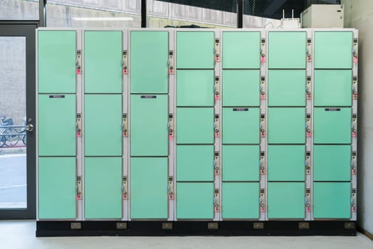 Various size of automatic locker rental in japan