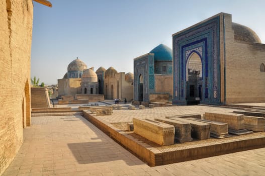 Beautifully decorated city of Samarkand, Uzbekistan