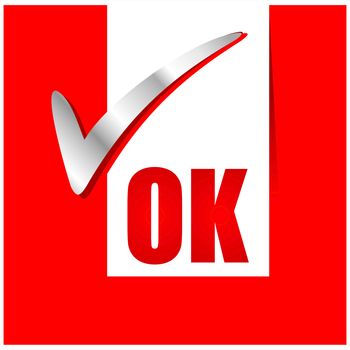 Ok icon vector design