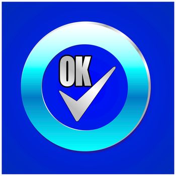 Ok icon vector design