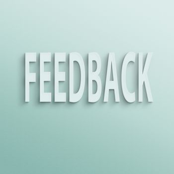 text on the wall or paper, feedback