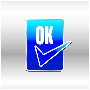 Ok icon vector design