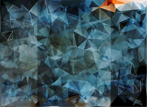 Colorful Polygonal Mosaic Background, illustration,  Creative  Design 