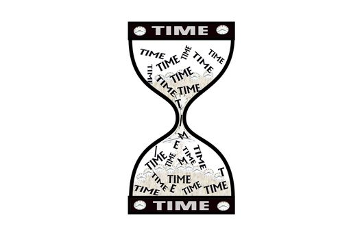 Hourglass presents the concept time goes by.