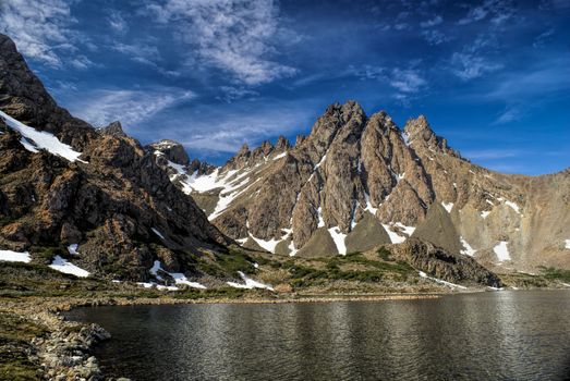 Picturesque view of Navarino island in southern Chile