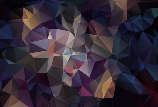Abstract polygonal background,colored triangular mosaic