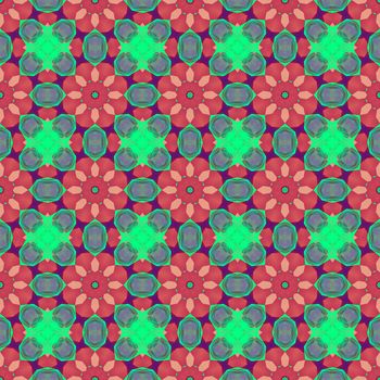 ethnic kaleidoscopic patterns, colorful background