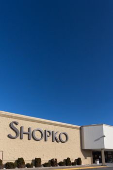 ROCHESTER, MN/USA - JANUARY 19, 2015: Shopko retail store and sign. Shopko is a chain of retail stores in the American midwest.