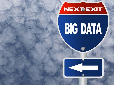 Big data road sign