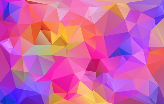 abstract rumpled triangular background,  low poly style illustration