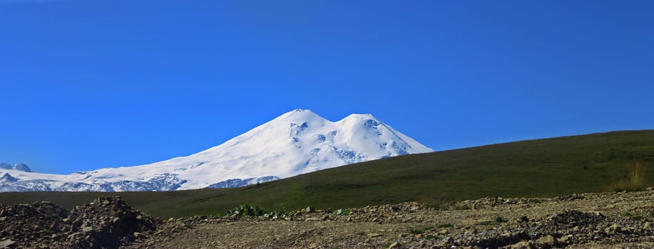 Elbrus mountain is highest peak of Europe