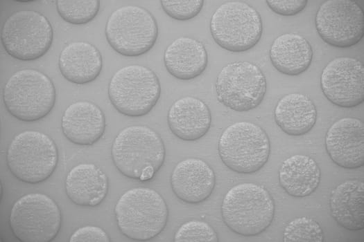 texture of old and dirty sole of a slipper, background, black and white