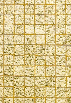 Thai tradition gold color of wall for text and background