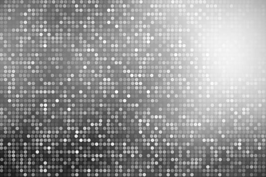 Beautiful polka dots on black and white background