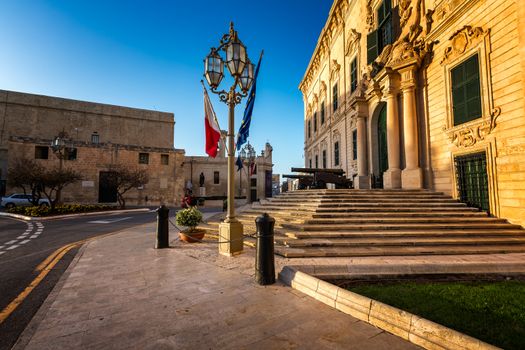 Auberge de Castille is one of the seven original auberges built in Valletta, Malta for the langues of the Order of Saint John