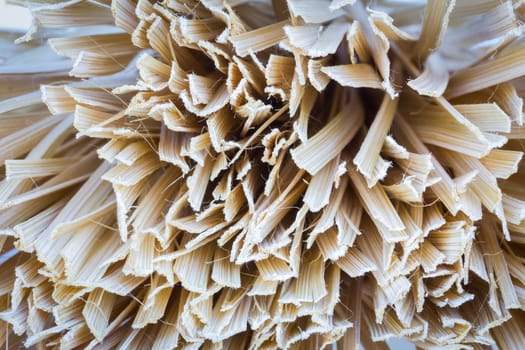close-up of thin bamboo stripes used for background.
