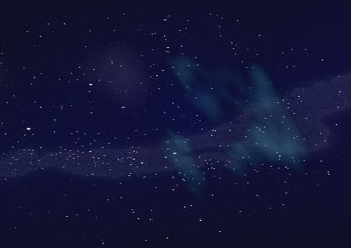 Small part of an infinite star field of space in the Universe. "Elements of this image furnished by NASA".