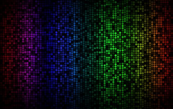 colorful dots stage background