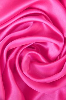 Smooth pink silk can use as background 