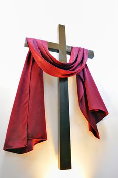 cross on white background