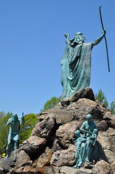 Kings Fountain at Washington Park in Albany, New York