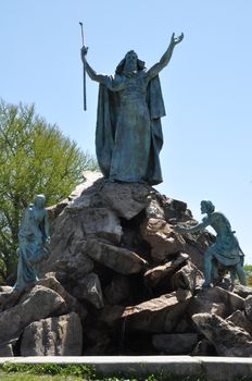 Kings Fountain at Washington Park in Albany, New York