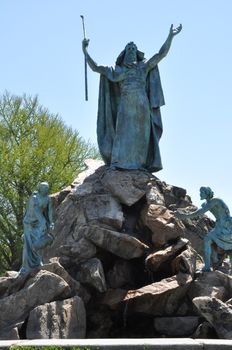 Kings Fountain at Washington Park in Albany, New York