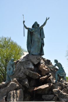 Kings Fountain at Washington Park in Albany, New York