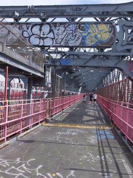 Williamsburg Bridge in New York City