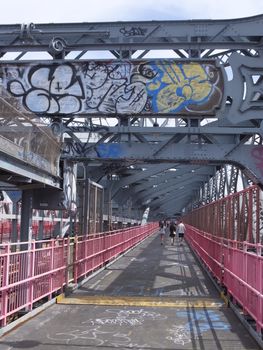 Williamsburg Bridge in New York City