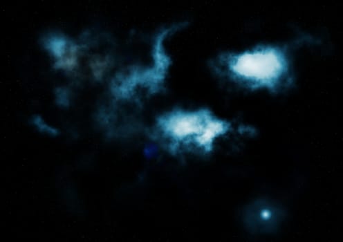 Small part of an infinite star field of space in the Universe. "Elements of this image furnished by NASA".