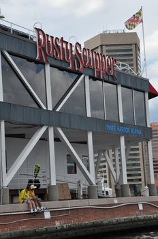 Rusty Scupper Restaurant & Bar at the Inner Harbor in Baltimore, Maryland