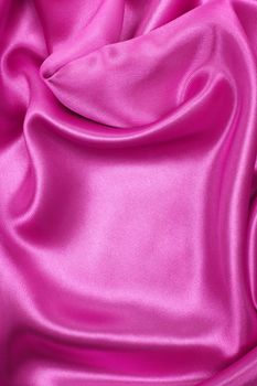 Smooth pink silk can use as background 