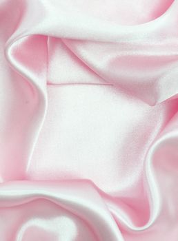 Smooth pink silk can use as background 