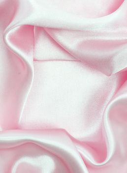 Smooth pink silk can use as background 