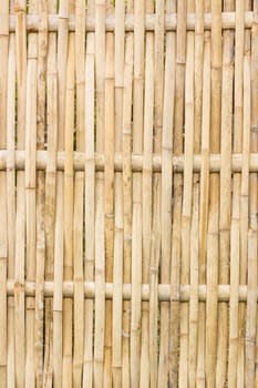 Bamboo fences in rural areas, vertical background