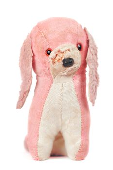 well loved stuffed toy dog, but could have conceptual uses for childhood themes