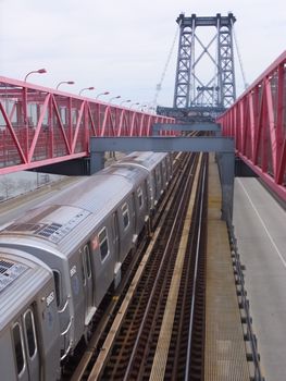 Williamsburg Bridge in New York City